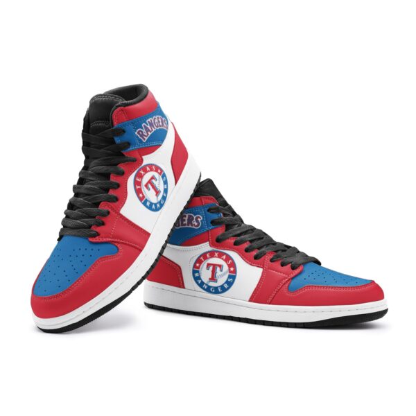 Texas Rangers Fan Unofficial Handmade Shoes, sneakers, trainers Unisex, Jordan Style custom shoes - Image 4