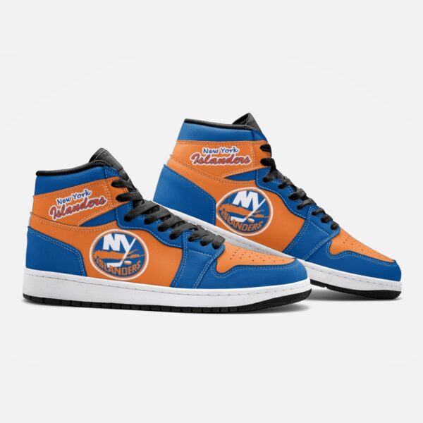 New York Islanders Fan Unofficial Handmade Shoes, sneakers, trainers Unisex, Jordan Style custom shoes - Image 2