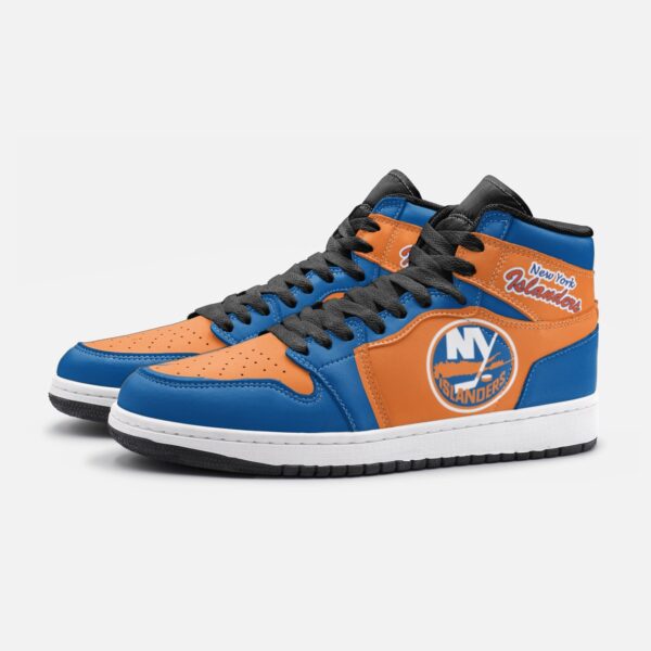 New York Islanders Fan Unofficial Handmade Shoes, sneakers, trainers Unisex, Jordan Style custom shoes - Image 4