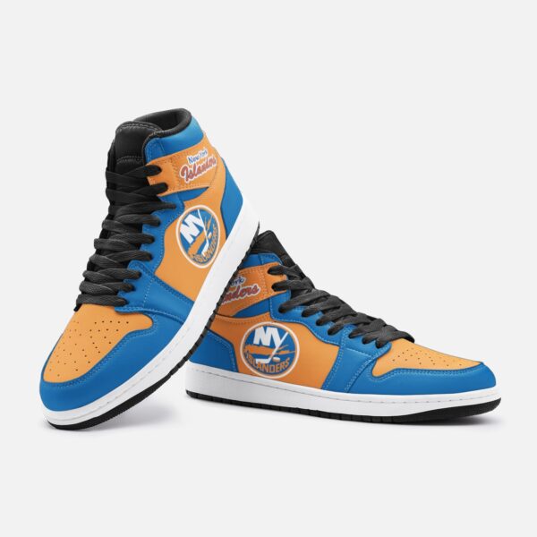 New York Islanders Fan Unofficial Handmade Shoes, sneakers, trainers Unisex, Jordan Style custom shoes - Image 3