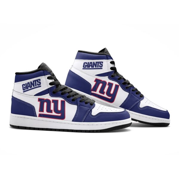 New York Giants Fan Unofficial Handmade Shoes, sneakers, trainers Unisex, Jordan Style custom shoes - Image 3