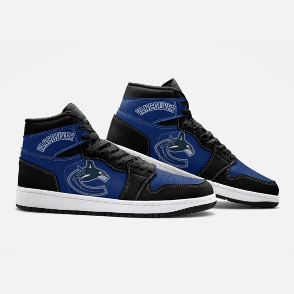 Vancouver Canucks Fan Unofficial Handmade Shoes, sneakers, trainers Unisex, Jordan Style custom shoes - Image 2