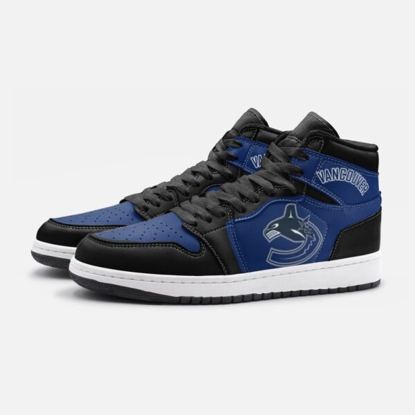 Vancouver Canucks Fan Unofficial Handmade Shoes, sneakers, trainers Unisex, Jordan Style custom shoes - Image 4