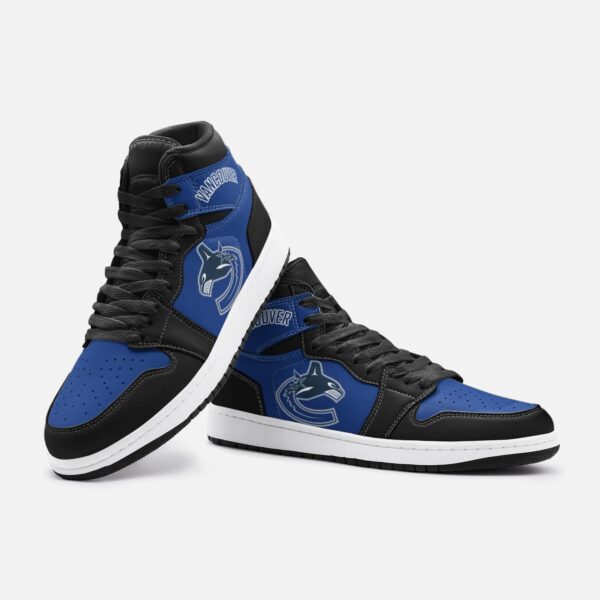 Vancouver Canucks Fan Unofficial Handmade Shoes, sneakers, trainers Unisex, Jordan Style custom shoes - Image 3