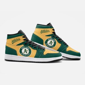 Oakland Athletics Mascot Fan Unofficial Handmade Shoes, sneakers, trainers Unisex, Jordan Style custom shoes
