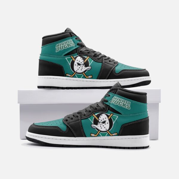 The Mighty Ducks / Anaheim Ducks Fan Unofficial Handmade Shoes, sneakers, trainers Unisex, Jordan Style custom shoes