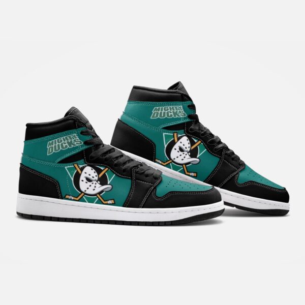 The Mighty Ducks / Anaheim Ducks Fan Unofficial Handmade Shoes, sneakers, trainers Unisex, Jordan Style custom shoes - Image 3