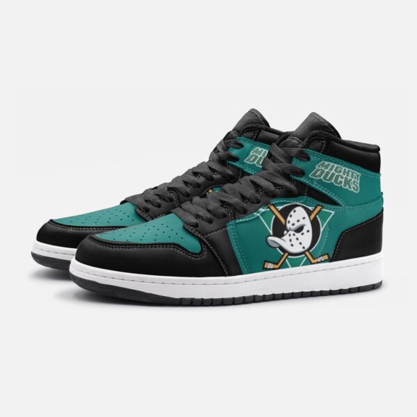 The Mighty Ducks / Anaheim Ducks Fan Unofficial Handmade Shoes, sneakers, trainers Unisex, Jordan Style custom shoes - Image 4