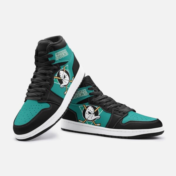 The Mighty Ducks / Anaheim Ducks Fan Unofficial Handmade Shoes, sneakers, trainers Unisex, Jordan Style custom shoes - Image 2