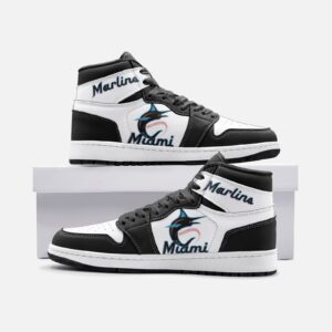 Miami Marlins Fan Unofficial Handmade Shoes, sneakers, trainers Unisex, Jordan Style custom shoes