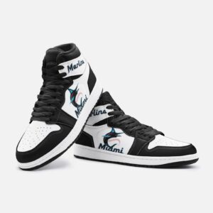 Miami Marlins Fan Unofficial Handmade Shoes, sneakers, trainers Unisex, Jordan Style custom shoes