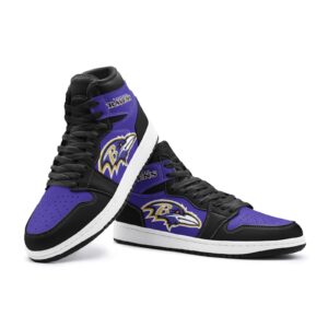 Baltimore Ravens Fan Unofficial Handmade Shoes, sneakers, trainers Unisex, Jordan Style custom shoes