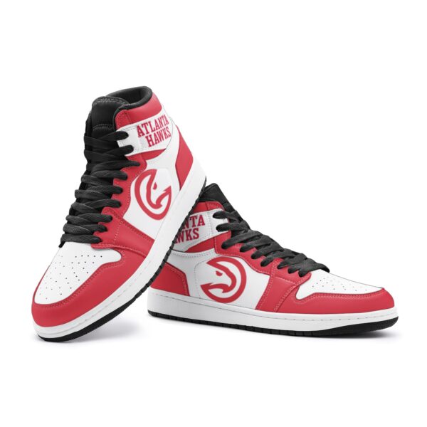 Atlanta Hawks Fan Unofficial Handmade Shoes, sneakers, trainers Unisex, Jordan Style custom shoes - Image 4