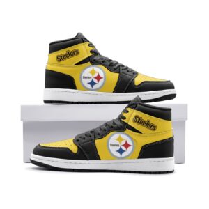 Pittsburgh Steelers Fan Unofficial Handmade Shoes, sneakers, trainers Unisex, Jordan Style custom shoes