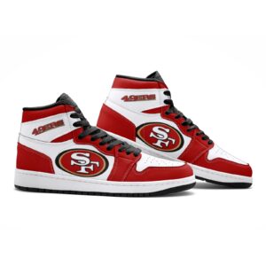 San Francisco 49ers Fan Unofficial Handmade Shoes, sneakers, trainers Unisex, Jordan Style custom shoes