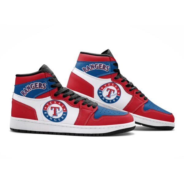 Texas Rangers Fan Unofficial Handmade Shoes, sneakers, trainers Unisex, Jordan Style custom shoes - Image 3