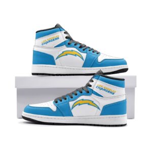 Los Angeles Chargers Fan Unofficial Handmade Shoes, sneakers, trainers Unisex, Jordan Style custom shoes