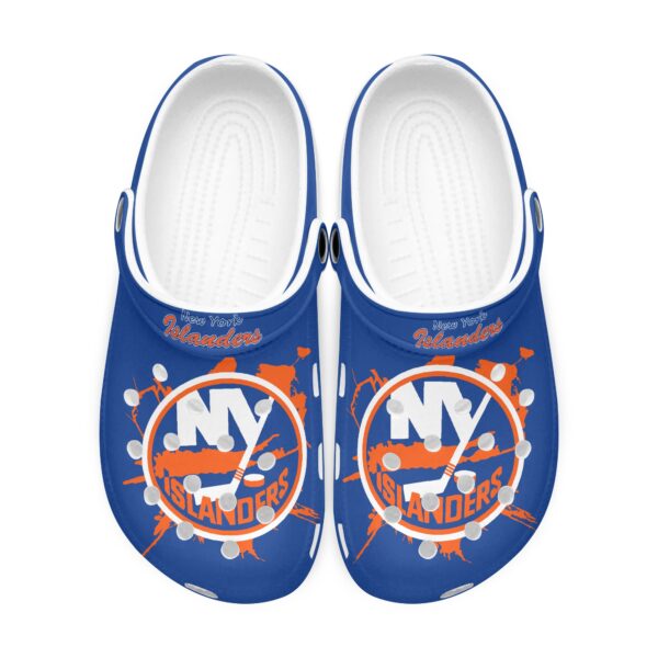 New York Islanders Sandals clogs, Toe Sandal Soft Lightweight Footwear Men Women