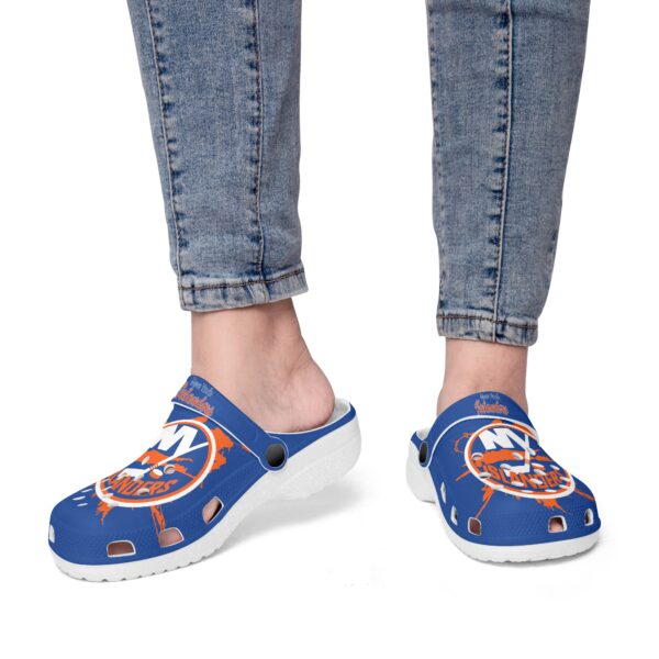 New York Islanders Sandals clogs, Toe Sandal Soft Lightweight Footwear Men Women - Image 3