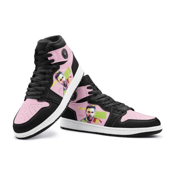 Lionel Messi Inter Miami Fan Unofficial Handmade Shoes, sneakers, trainers Unisex, Jordan Style custom shoes - Image 3