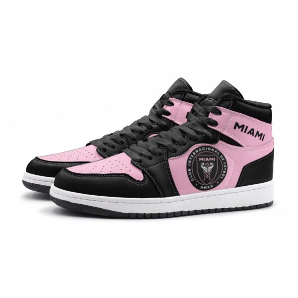 Inter Miami Fan Unofficial Handmade Shoes, sneakers, trainers Unisex, Jordan Style custom shoes - Image 4