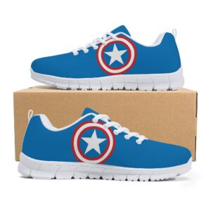 Captain America Fan Custom Unofficial Running Shoes Sneakers Trainers