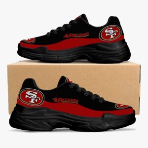 San Francisco 49ers Chunky Fan Custom Unofficial Running Shoes Sneakers Trainers