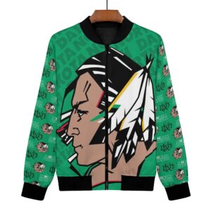 Sioux Women's Zip Up Print Bomber Jacket