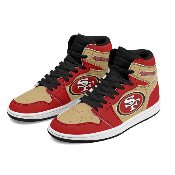 San Francisco 49ers high top shoes sneakers trainers