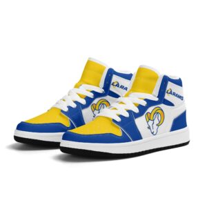 Los Angeles Rams High top custom shoes