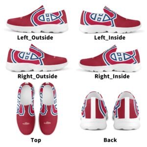 Montreal Canadiens Fan Custom Unofficial Running Shoes No tie Sneakers Trainers